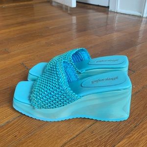 Jeffrey Campbell, size 7, light turquoise